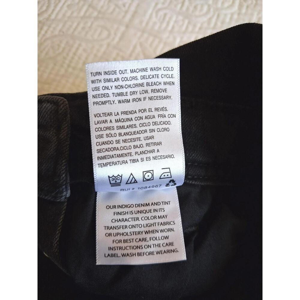 Wallflower Shortall Overall Shorts Cuffed Black Juniors Small 90s Y2K - Picture 6 of 7